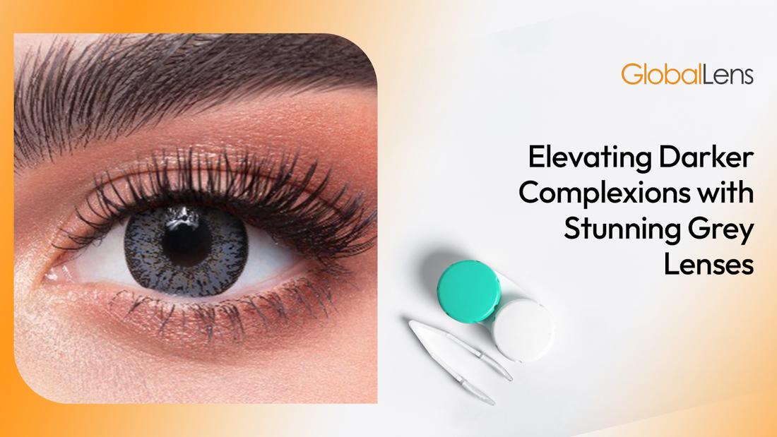 Elevating Darker Complexions with Stunning Grey Lenses